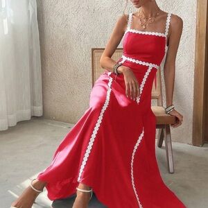 Women Extra Long Casual Dress, Minimalist Fashion, For Everyday Wear,
